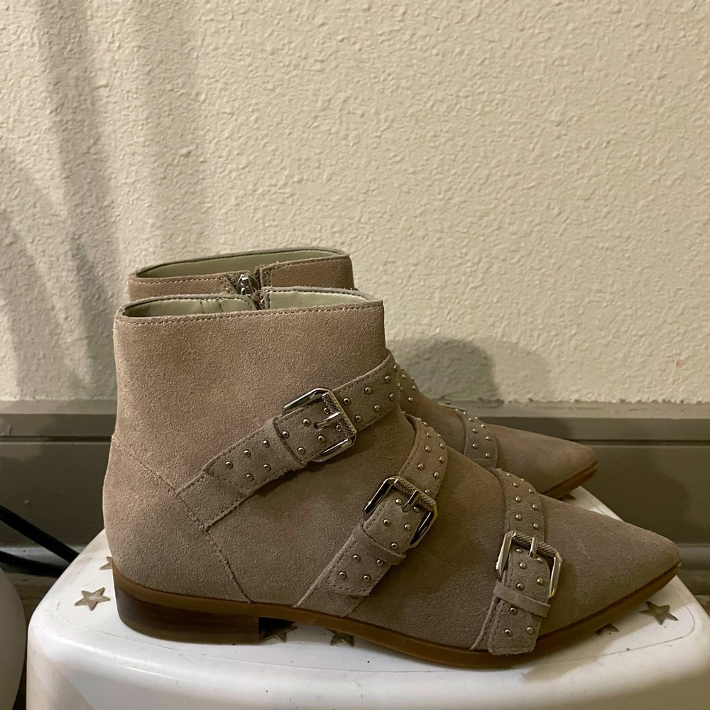 Pointed toe booties